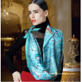 100% Pure Printed Fashion Silk Satin Scarf